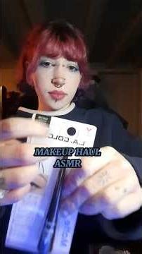 ASMR Makeup Haul
