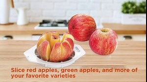 Commercial Chef Apple Slicer Corer Wedger, Handheld Apple Cutter