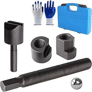 Dual Wheel Separator Tool Kit, One-Piece Pusher Wheel Hub Removal Tool, Fits Most Truck, Bus, Van or Trailer That Has Dual Steel Wheels