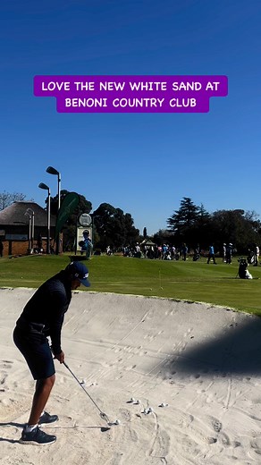 LOVE THE NEW BUNKERS AT BENONI COUNTRY CLUB #Coach #JH #Golf #BeGreat #Tips #BenoniCountryClub #SouthAfrica | Jacquin Hess