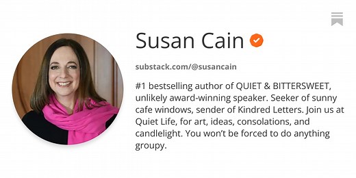 Susan Cain | Substack