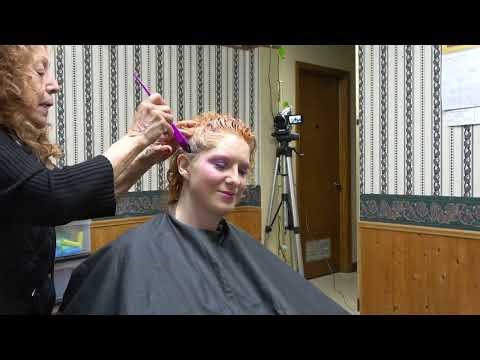 Preview of Kat's Strawberry Blonde Hair Coloring and Shampoo at a Beauty Salon