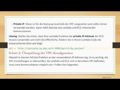 Beheben des Fehlers „Connection refused“ beim Aufruf eines Flask-Endpunkts von AWS Lambda