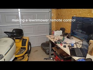 Remote control lawnmower with Arduino