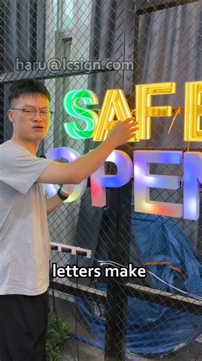 LCSIGN Tony on Instagram: "Tony is so easy to install custom led track channel letters 🤭 #signage #ledtrackletter #ledtracklight #illuminatedsign #assembledchannelletter #advertisign #customsigns #businesssignage #shopsigns #hangingsigns #3dlettering #letteringideas #signboard #DIY #ledlights #manufacturer #factory #lcsign #tiktokmademebuyit #foryou #explore #memes #follow #us #usabusiness #infinitymirror #billboard"