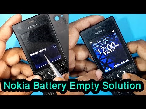 Nokia 216 Battery Empty Solution / All Nokia Mobile Battery Empty Problem Fix 100% Working