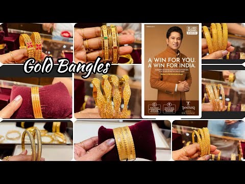Tanishq Gold Bangles design| New Tanishq Gold Bangles Collection with Making Charges & Price Details
