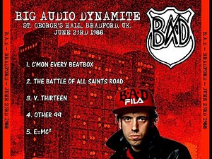 Big Audio Dynamite - Radio One Live In Concert 1988 (audio)