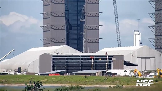 From our latest Starbase Update Video: join Jack Beyer with NSF for the latest Starbase update, featuring road closures, booster and ship stacking, demolition work, and the arrival of new hardware. Discover the progress on Booster 11, Booster 12, Ship 28, Ship 29, and more. Explore the orbital pad work and the upcoming deluge system. Stay updated on the transformation of Starbase with the new mega bay and star factory building. Link to full video: https://www.youtube.com/watch?v=GIsF7rjRdOU | NA