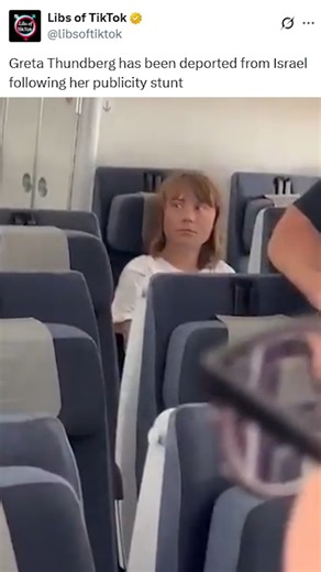 Greta Thunberg has been deported from Israel following her publicity stunt | Libs of Tik Tok