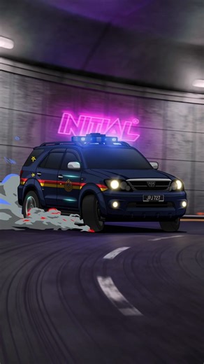 Toyota Fortuner Drifting Animation Inspiration