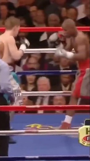 Floyd’s check left hook🥊 #shorts