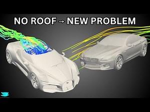 Coupe vs Speedster: How Roofless Cars Manage Airflow (CFD)