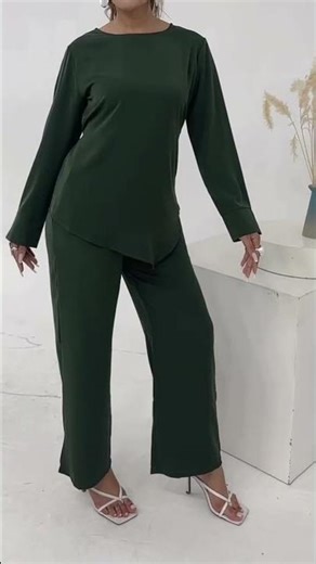 How To Style: Modest Tunic & Trousers Set (Nida Fabric Comfort)