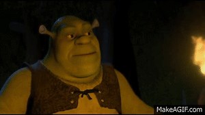 Shrek Terrifies The Villagers on Make a GIF