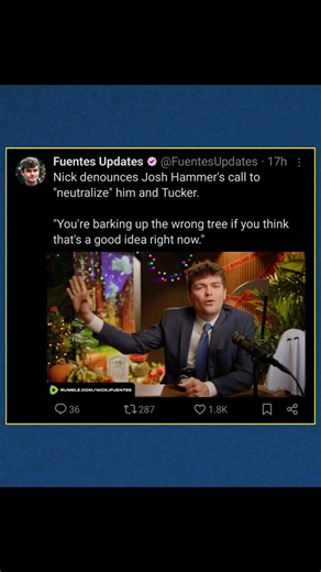 Word on the X is that there are talks about a Seth Dillon vs. Nick Fuentes debate, potentially moderated/setup by Dave Smith. Would make for a good couple of hours!!! | Truth Watch