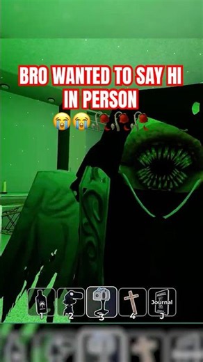 The Ghost Wanted To Say Hi in Person... in Roblox Demonology
