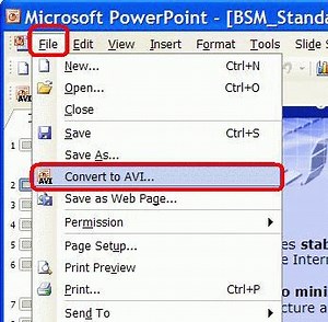 How to convert a powerpoint to video