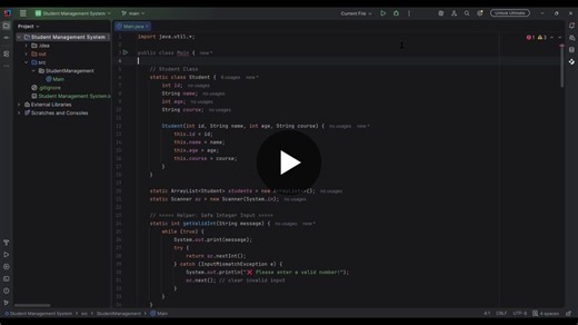 #java #buildinpublic #projects #dsa #learningjourney #opentowork #softwareengineering #learninginpublic #internship #syntexhub #javadeveloper #oop #arraylist #codingjourney #softwareengineering #mca… | Ashish Tiwari