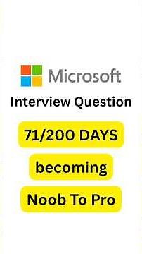 Day 71/200 of making you pro coder 💻 #dsa #coding #leetcode #codinglife #microsoft