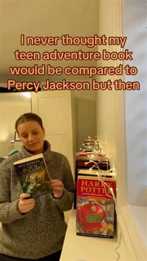 I never thought my teen adventure book would be compared to Percy Jackson, but then…