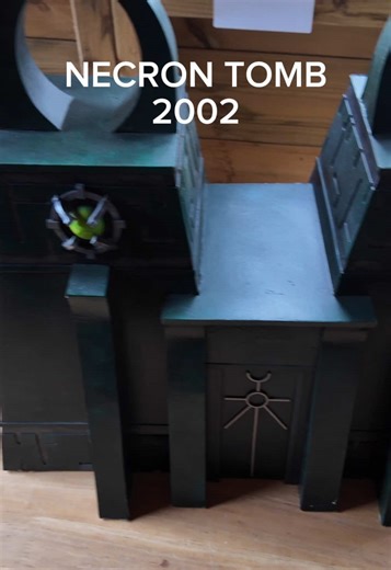 This isn’t just a Necron Tomb… ⚔️ It’s the actual model featured in the 2002 Codex: Necrons for Warhammer 40,000 👀 Built from plasticard. Over 20 years old. And still standing. We managed to acquire it through one of our long-standing contacts in the wargaming world and honestly, pieces with this kind of history almost never surface. It will be for sale at some point… But here’s the problem 👇 How do you even price something like this? #warhammer #warhammer40k #warhammercommunity #warhammertikt