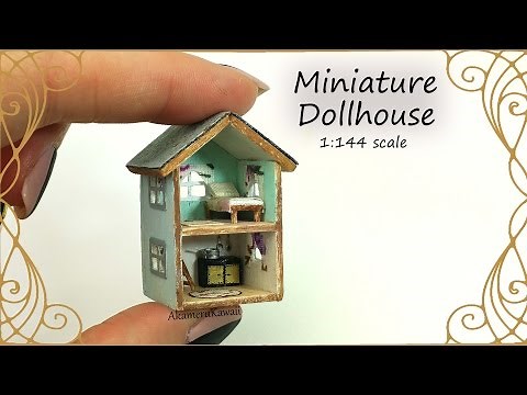 Dollhouse for Dolls; Miniature Dollhouse Tutorial