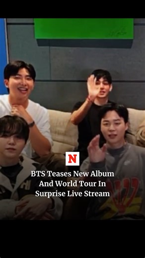 BTS is back. The beloved 7-piece K-pop group surprised fans with a livestream teasing a new album and world tour for 2026. | Newsweek