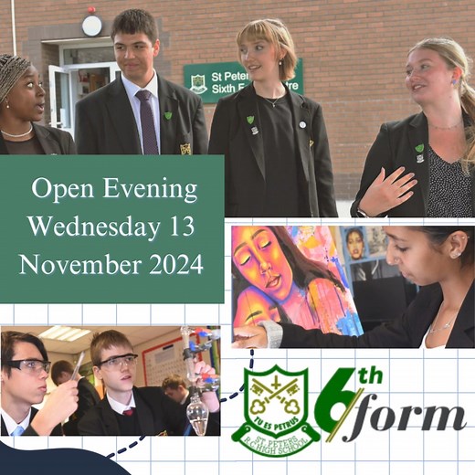 In Paid Partnership With St Peter's High School, Gloucester St Peter’s High School Sixth Form Open Evening Wednesday 13 November 2024. Sixth Form Presentations 5:30pm and 7:00pm. Vast range of A level and BTECs. Community built on respect and service. Nurturing and challenging the leaders of the future. Unlock your potential. | Stroud News & Journal