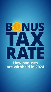 If you received a bonus at work in 2023, congratulations are in order—but don’t get too caught up in the excitement and forget about tax withholdings. Here’s how bonuses are taxed in 2024: https://bit.ly/3xmrusY. | Empower