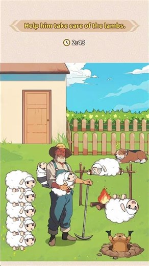 Brain Puzzle Tricky Quest Level 37 Lamb Care