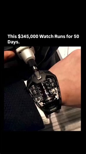 Luxenvi | The Architecture of Wealth on Instagram: "The Hublot MP-05 LaFerrari isn’t just a watch, it’s a micro-engine. 😯 Designed to mirror the Ferrari LaFerrari’s engine block, it features 637 individual components and an unheard-of 50-day power reserve, the longest ever created for a mechanical timepiece. To wind it, you don’t twist a crown, you use a custom electric drill built by Hublot. The transparent case reveals a 3D vertical tourbillon, with 11 mainspring barrels stacked like pistons,