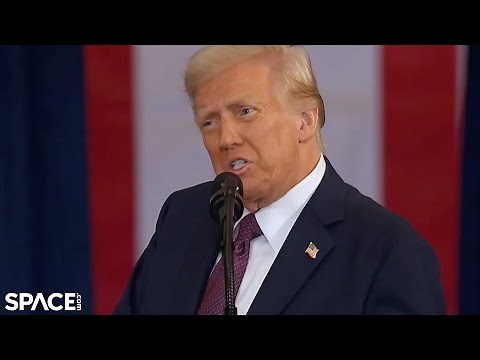 President Trump says the US will “plant stars and stripes on planet Mars”