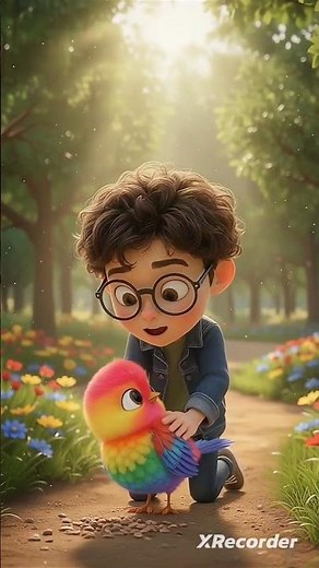 “Malik and Bibo the Bird 🐦 | Funny Kids Moral Story About Kindness”