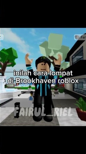 how to jump in Brookhaven roblox 😮 #roblox