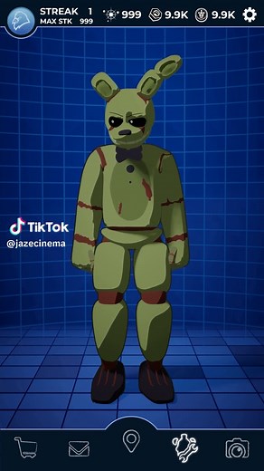 William Afton Springtrap Animation in FNaF Workshop