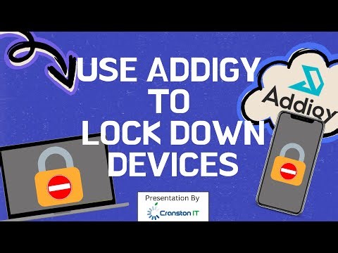 How to use Addigy to Lock Down a Device
