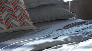 Layla Bed Sheets | 100% Viscose derived from Bamboo | Breathable with Temperature Control | Soft, Silky, and Light Bed Sheets (Gray, Queen)