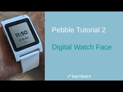 Pebble Tutorial 2 : Digital Watchface