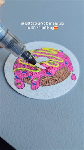 I’ve seen this foam art so many times before — but we finally tried it ourselves, and it’s even better than I imagined! 😍 We spent an entire afternoon bringing our creations to life, and it was so satisfying to watch the foam puff up and turn our drawings into 3D art. 💫 Such a simple but magical way to spark creativity and sensory fun! ✨ Link in the comments 👇 #FoamPainting #KidsActivityIdeas #SensoryPlay #CreativeKids #ArtForKids #ToddlerActivities #PreschoolFun #LearningThroughPlay #KidsCra