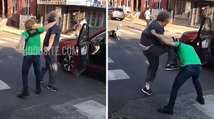 Road Rage Incident in Philly Erupts with Fists Flying, Young vs Old