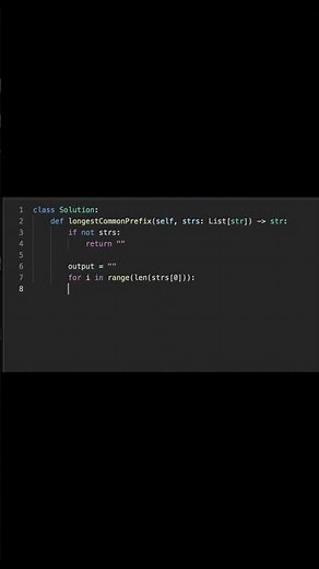LeetCode 14: Longest Common Substring