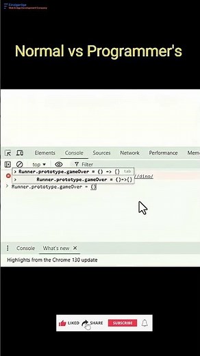 Chrome Dino Game HACK - No extension, no download! | Level Up Your Coding Skills with Einzigartige