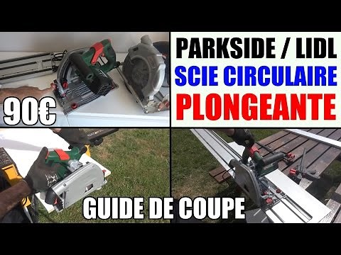 Parkside PTSS 1200 A1 Lidl Plunge Saw with Rail