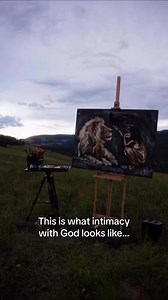20K views · 898 reactions | Intimacy with God ✨This piece speaks to the intimate relationship we can have with our God and King. His gentelness and strength, His open heart, His open arms, always ready to recieve us running back to Him.•••••#God #Jesuslovesyou #christianartist #christianart #jesus #worship #christian #christianartist #explorepage #explore #christianreels #relationshipwithgod | Vanessa Horabuena | Facebook