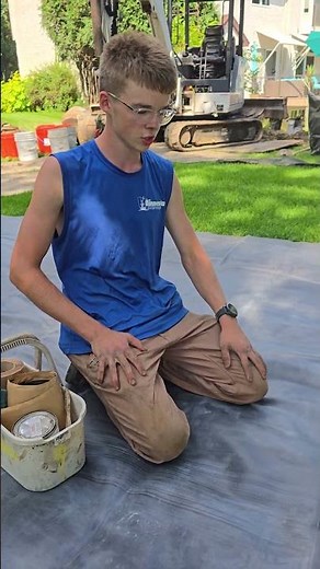 Always Inspect Your Liner First! 🚨 Pond Build Tip in Minnesota