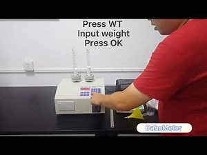 Demo video of DahoMeter tap density meter,tapped density tester