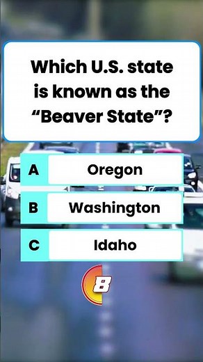 Only 1% Know 🤯 Beaver State Quiz 🇺🇸 | Oregon vs Washington vs Idaho | U.S. State Nickname Quiz