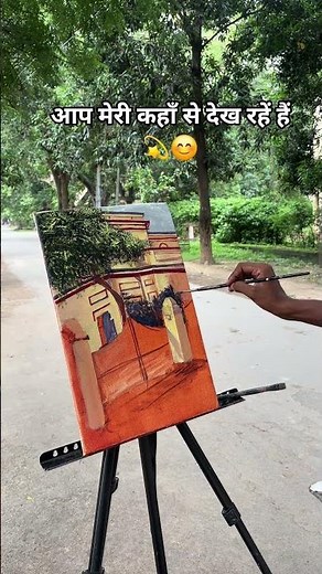 Live Painting at BHU campus 💫🎨...