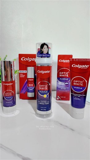 Colgate Optic White Purple Pump | Whitening Toothpaste | IU Beauty Hack